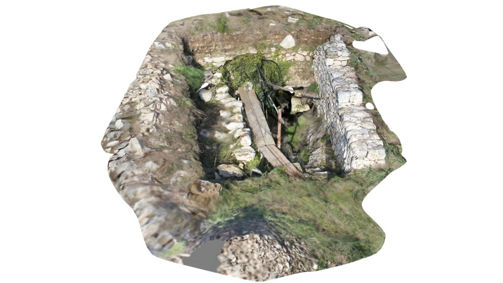 Ricostruzione 3D Esterno Grotta da Fotografia