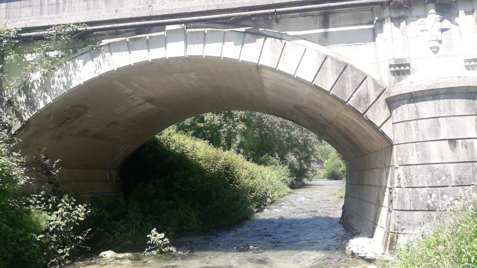 Ponte Santa Margherita: documentazione dell’arco e delle superfici del manufatto esistente.
